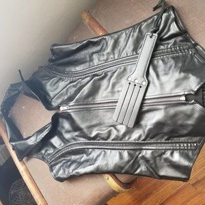 Halter style  Sexy Pleather Corset